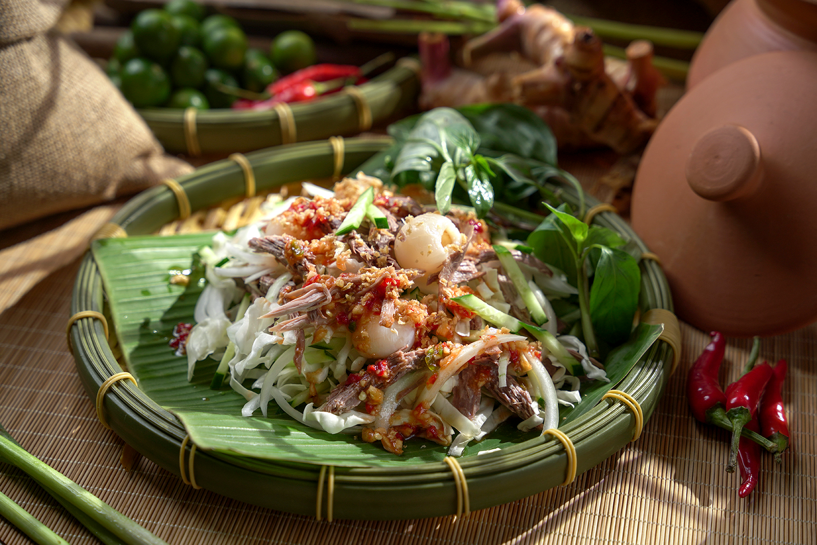 Sunny Buffet Vietnamese cuisine Lychee Duck Salad
